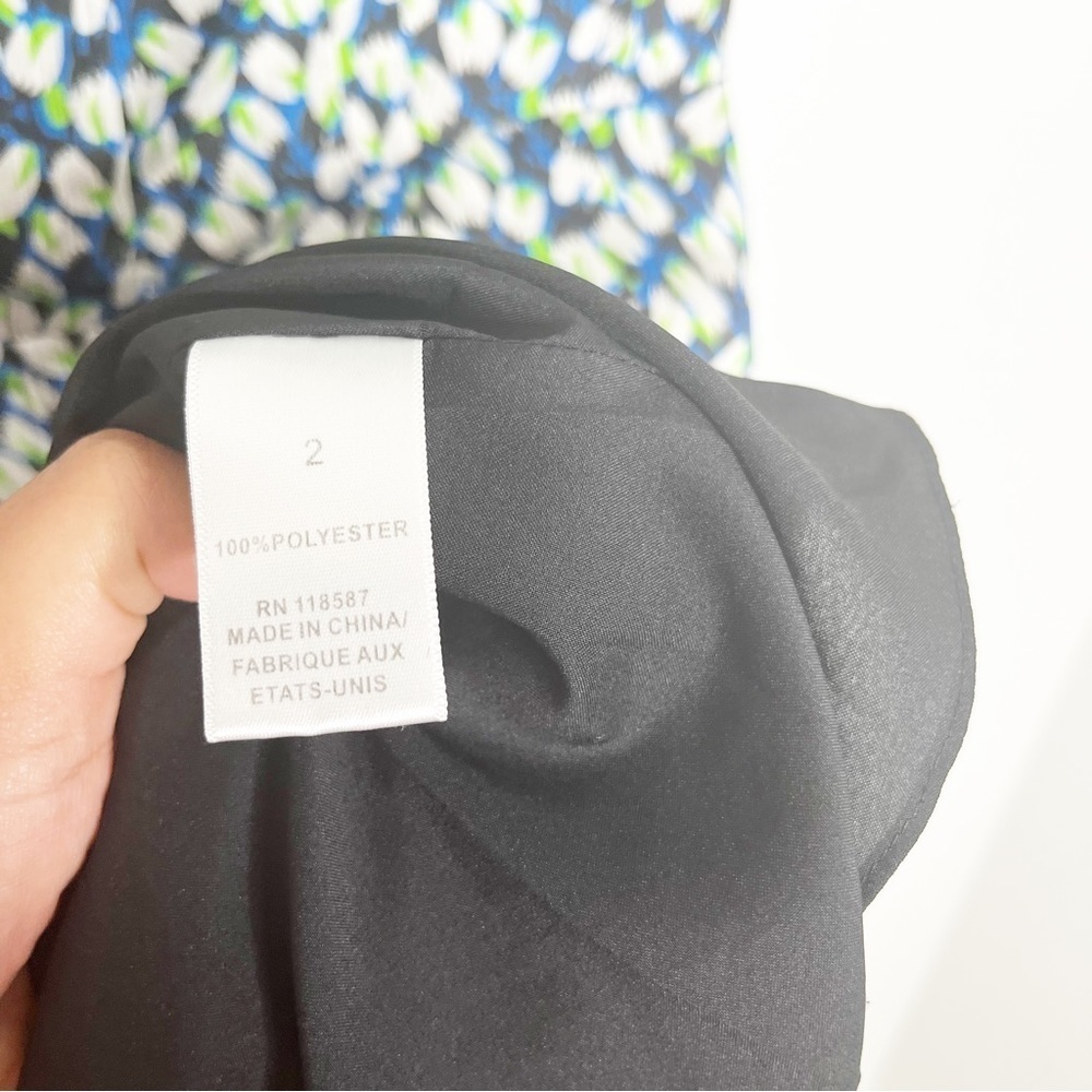 Jason Wu Collection Green Button Up Printed Day M… - image 8